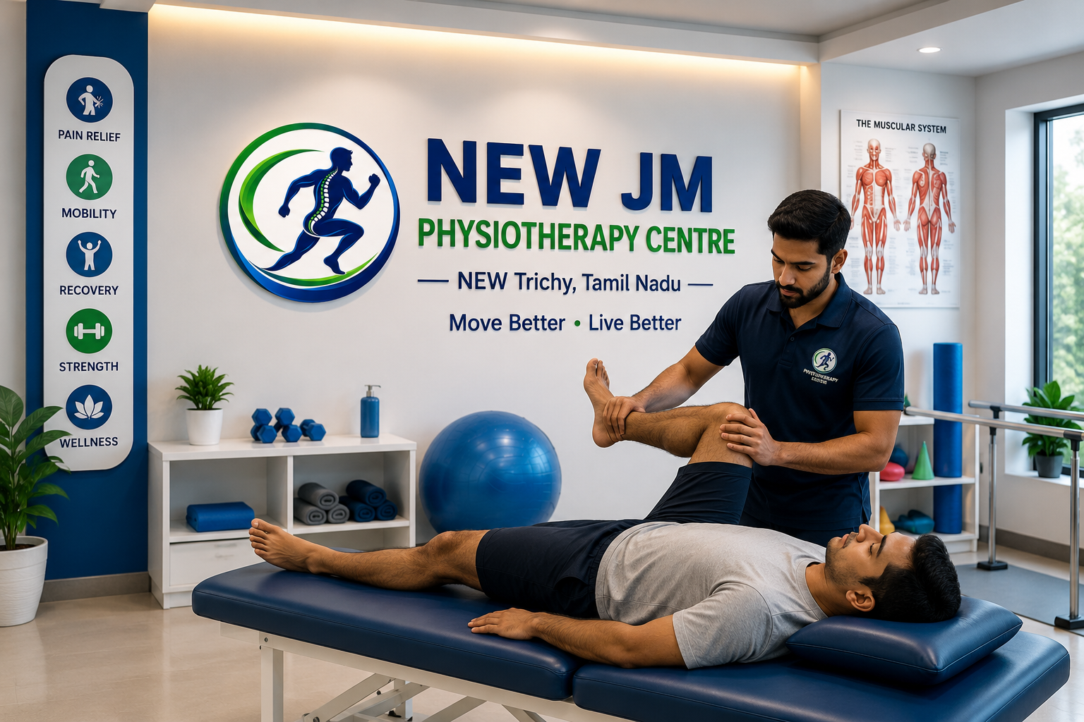 New J.M Physiotherapy Centre clinic